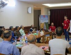 Caritas-Mitarbeiter schult Agraraufsichtspersonen im Rahmen des KAMEH-Projekts in Tartous
