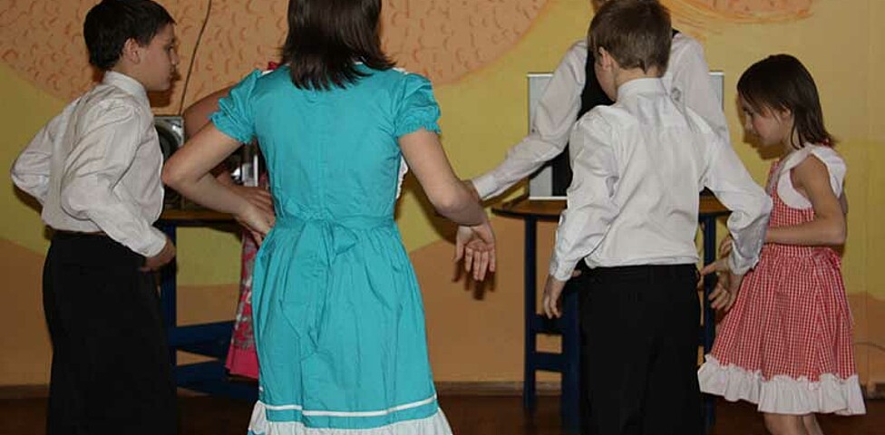 Kinder im Kinder- und Familienzentrum Charkiw